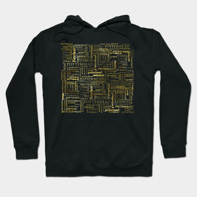 Potterhead pattern / texture (liquid gold) - gift idea Hoodie by Vane22april